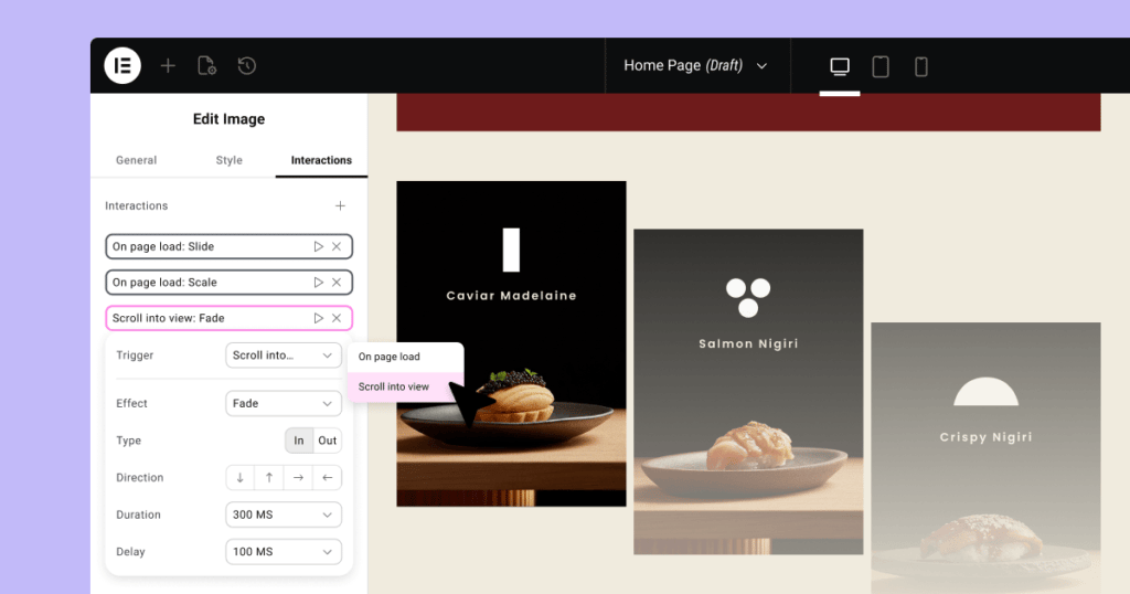 Elementor 3.34: Atomic Tabs és belépő animációk az Editor V4-ben