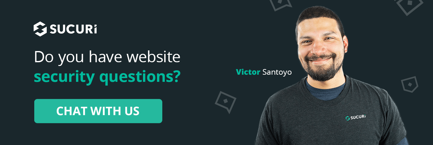 Sucuri Chat with Us promó kép